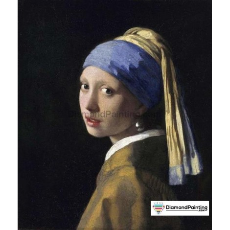 Girl With A Pearl Earring Diamond Painting Kit