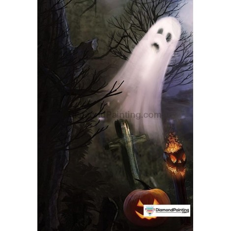 Ships From USA -  Haunted Ghost Halloween 60x40cm