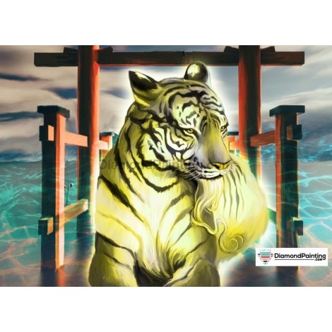 Tiger of Light Diamond Painting Kit