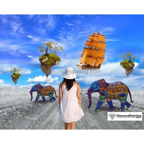 Abstract Artwork DIY Diamond Painting Kit