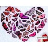 Ships From USA -  Butterfly Hearts 50x40cm