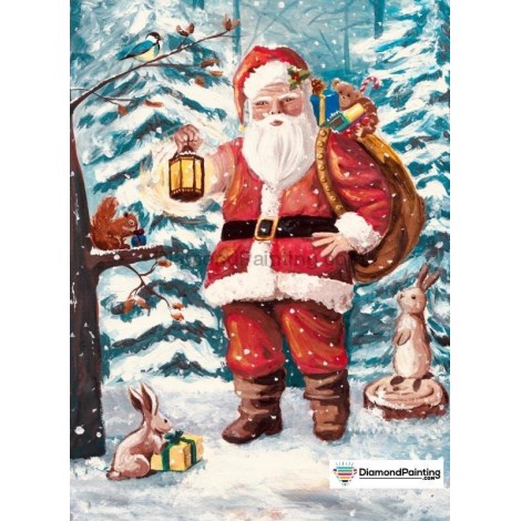 Santa Time Christmas Diamond Painting Kit