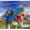 Ships from USA - Dinosaur T-Rex Attack 40x40cm
