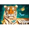 Ships From USA -  Beautiful Tiger and Butterflies 50x40cm