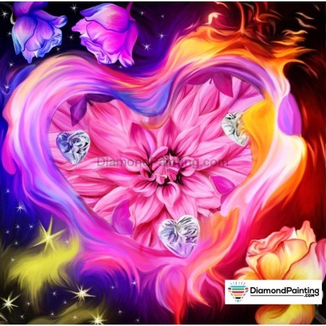 Ships From USA - Loving Heart 30x30cm