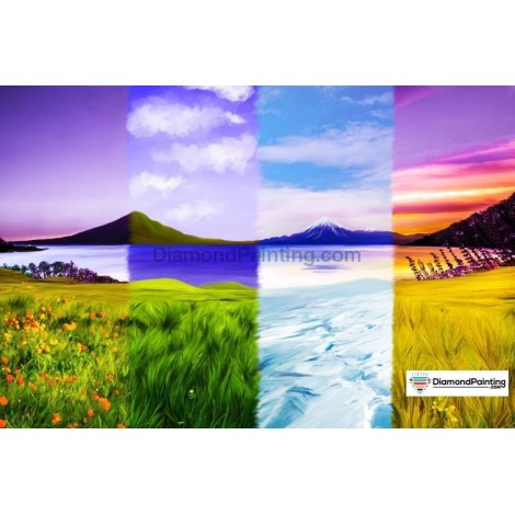 4 Seasons of Time Diamond Painting Kit