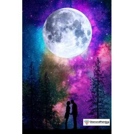 Ships From USA - Eternal Love Moon 60x40cm