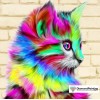 Rainbow Kitty Diamond Painting Kit