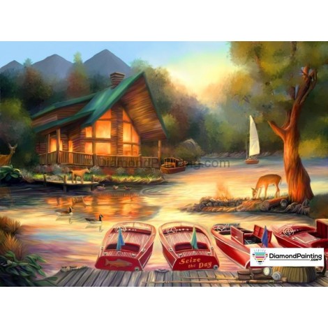 Ships From USA -  Seize the Day 50x40cm