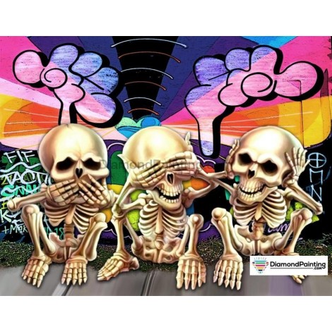Skeleton Fun Diamond Painting Kit