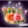 Flowers and Butterflies Diamond Painting Kit