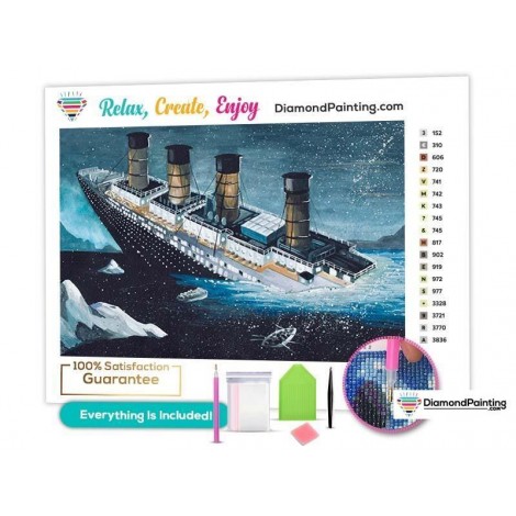 Titanic Sinks DIY Diamond Painting Kit