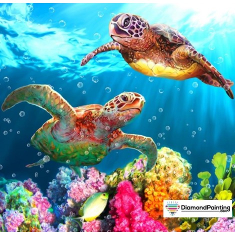Turtle Adventure Diamond Painting Kit