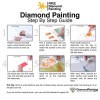 Flower on the Rocks Paint With Diamonds Kit for Adults