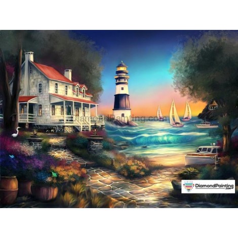 The Lighthouse Diamond Painting Kit