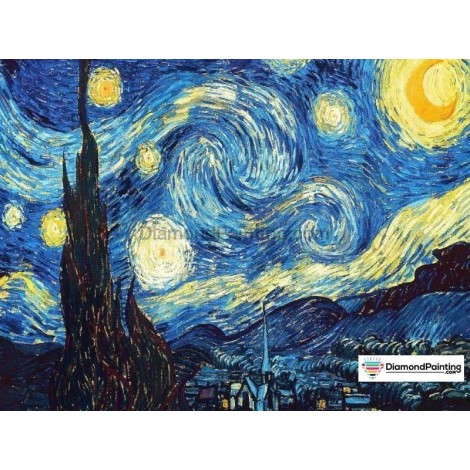 Starry Night DIY Diamond Painting Kit