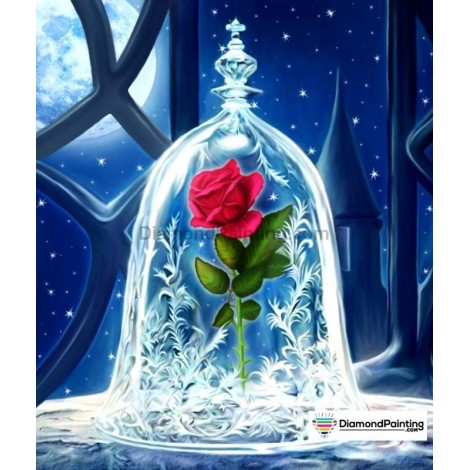 Enchanted Rose Diamond Painting Kit