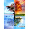 4 Seasons Tree of Life Diamond Painting Kit