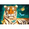 Tiger and Butterflies Diamond Painting Kit